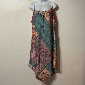 Natori Patchwork Print Nightgown Medium